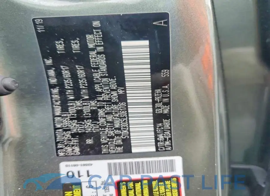 5TDKZ3DC5LS061706# 14