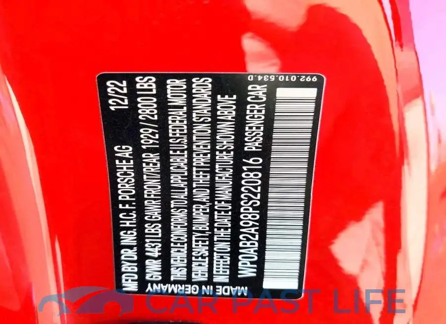 WP0AB2A98PS220816# 12
