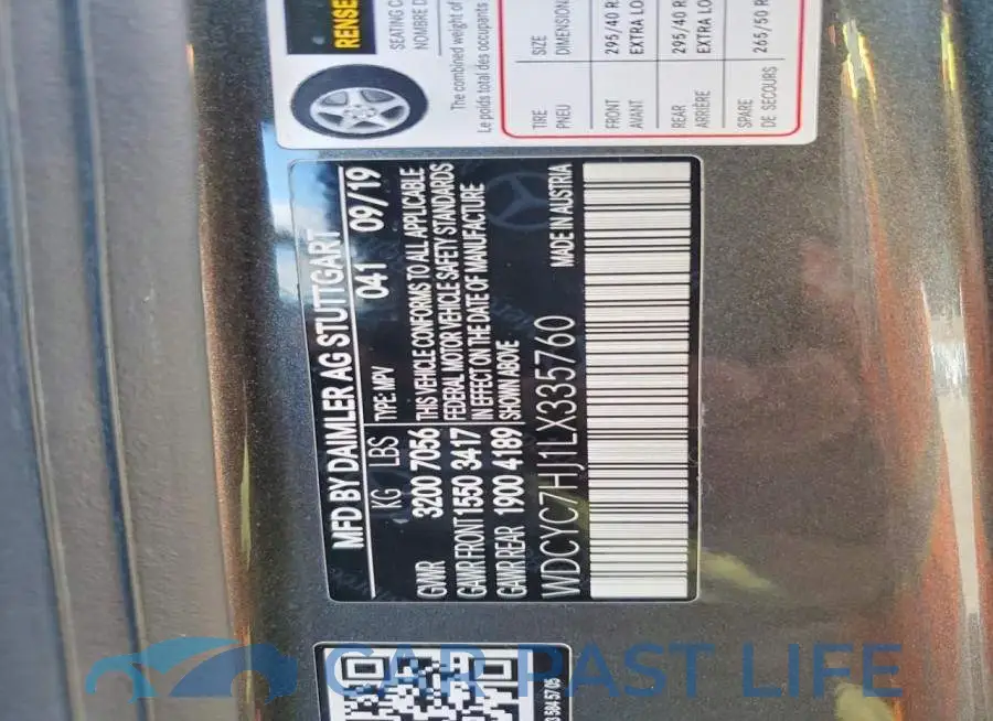 WDCYC7HJ1LX335760# 13
