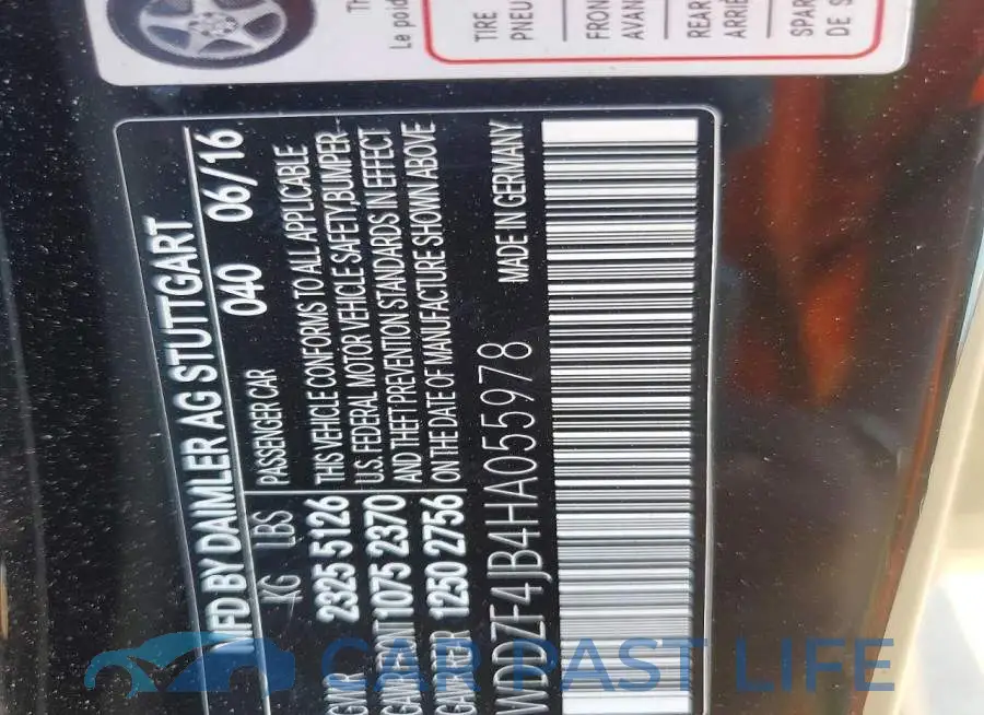 WDDZF4JB4HA055978# 12