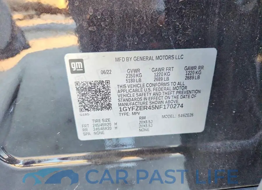 1GYFZER45NF170274# 13