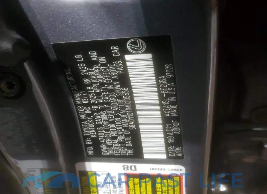 58AD11D11MU005556# 13