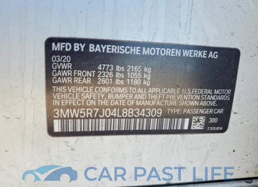 3MW5R7J04L8B34309# 12