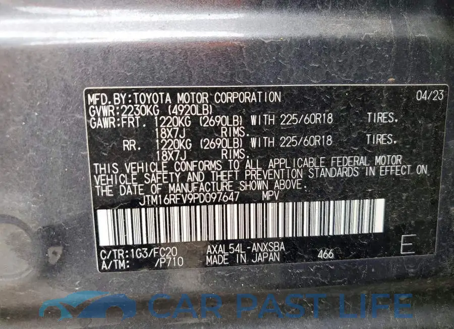 JTM16RFV9PD097647# 13