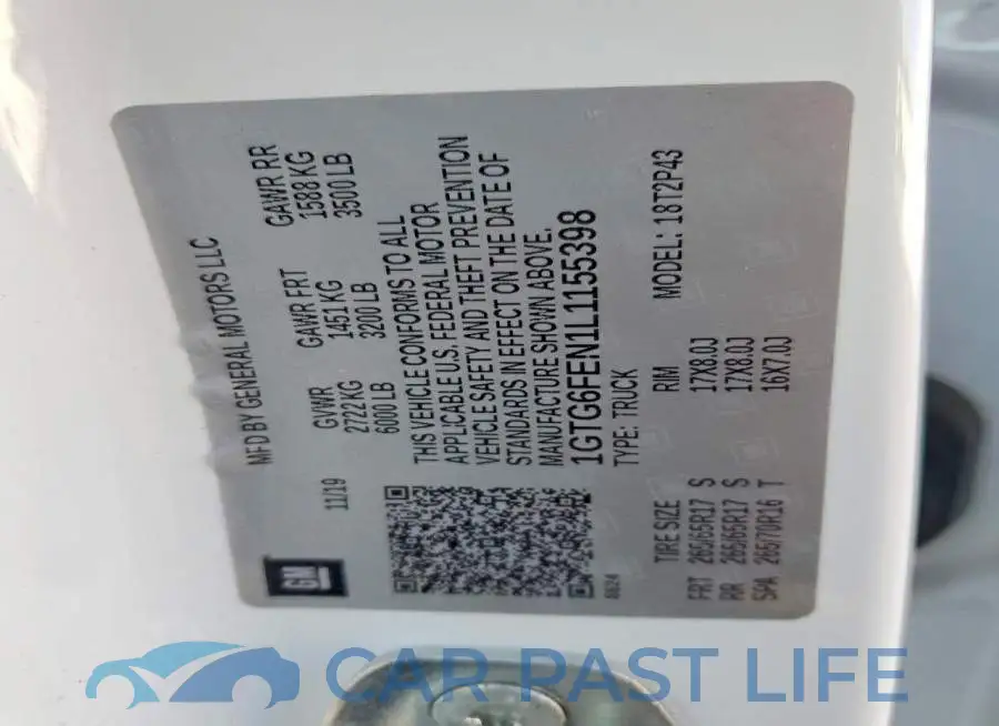 1GTG6FEN1L1155398# 13