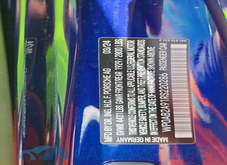 WP0AB2A91RS220286# 13