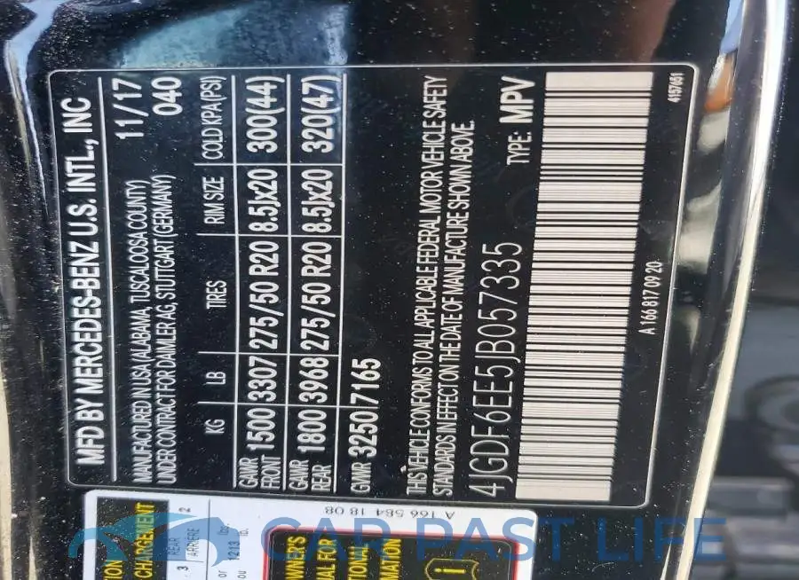 4JGDF6EE5JB057335# 13