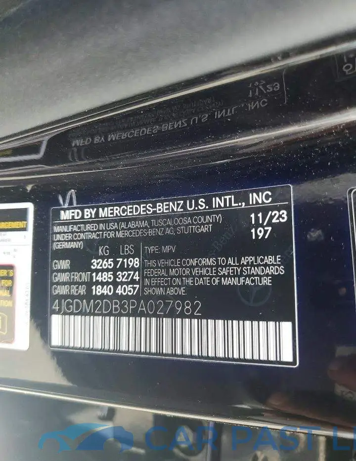 4JGDM2DB3PA027982# 13