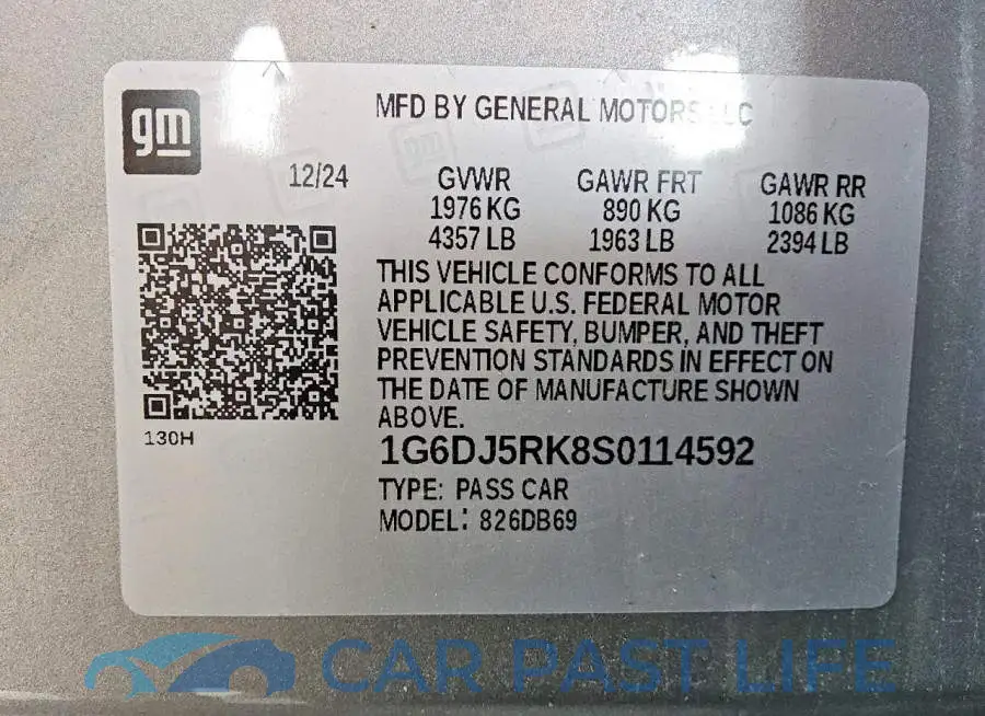 1G6DJ5RK8S0114592# 12