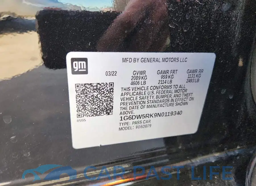 1G6DW5RK9N0119340# 12