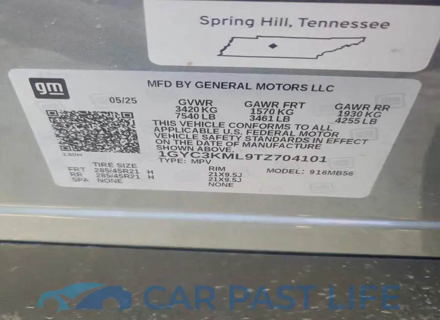 1GYC3KML9TZ704101# 14