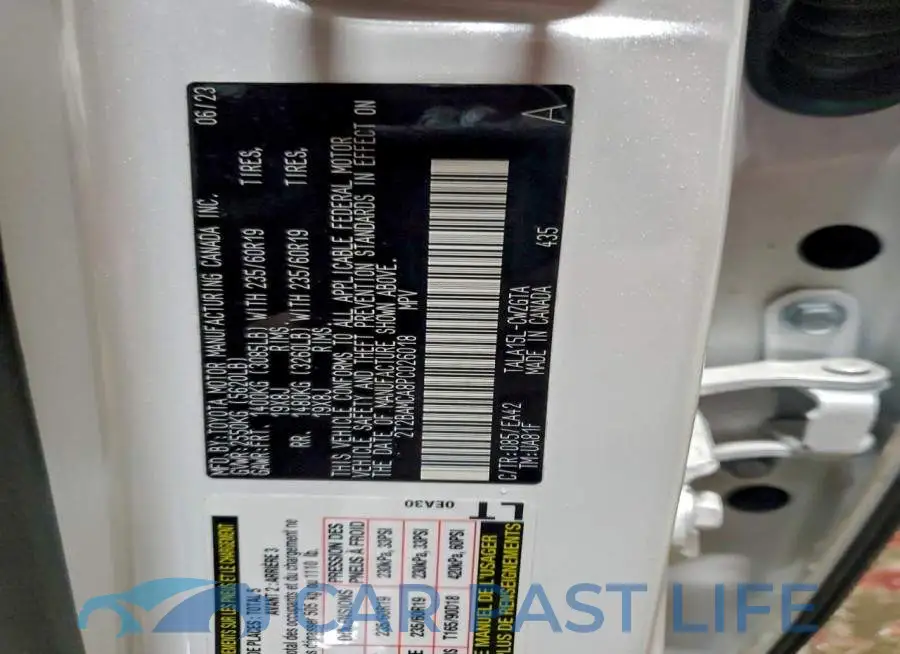2T2BAMCA8PC026018# 13