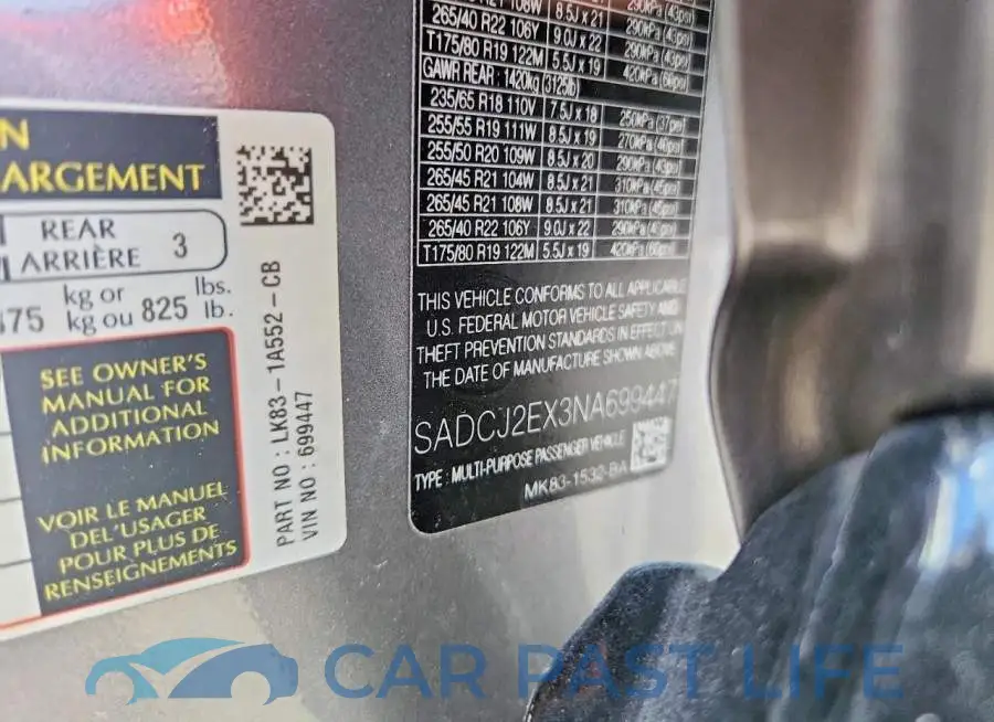 SADCJ2EX3NA699447# 13