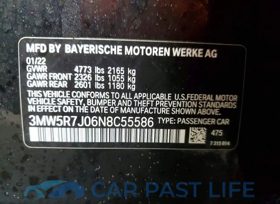 3MW5R7J06N8C55586# 13