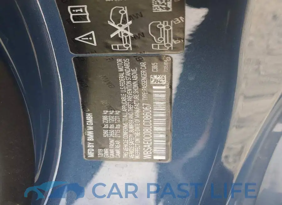 WBSAE0C08LCD86067# 12