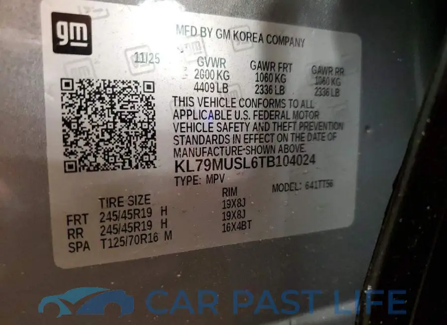 KL79MUSL6TB104024# 13