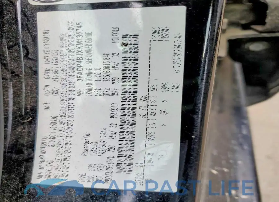 3FADP4BJXKM135745# 13