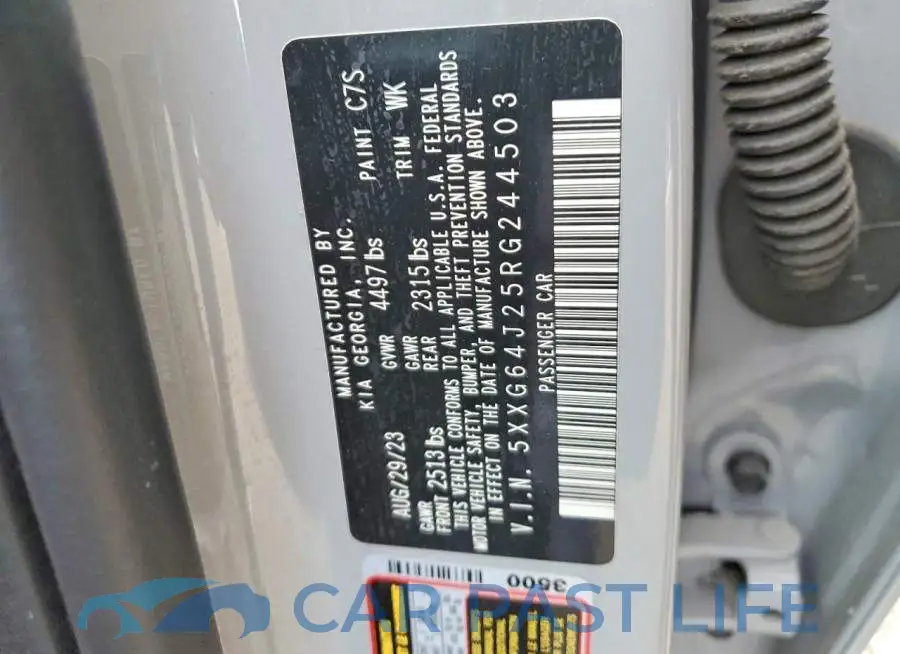 5XXG64J25RG244503# 12