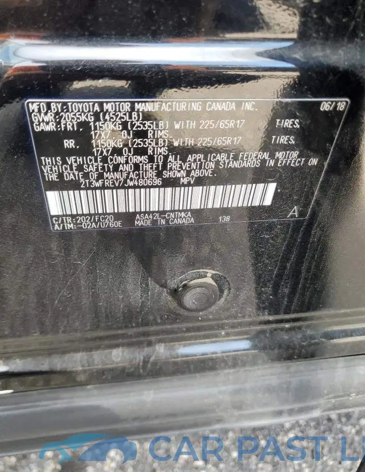 2T3WFREV7JW480696# 13