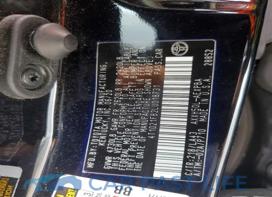 4T1D21FB2LU018731# 12