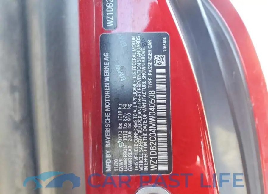 WZ1DB2C04MW040508# 12