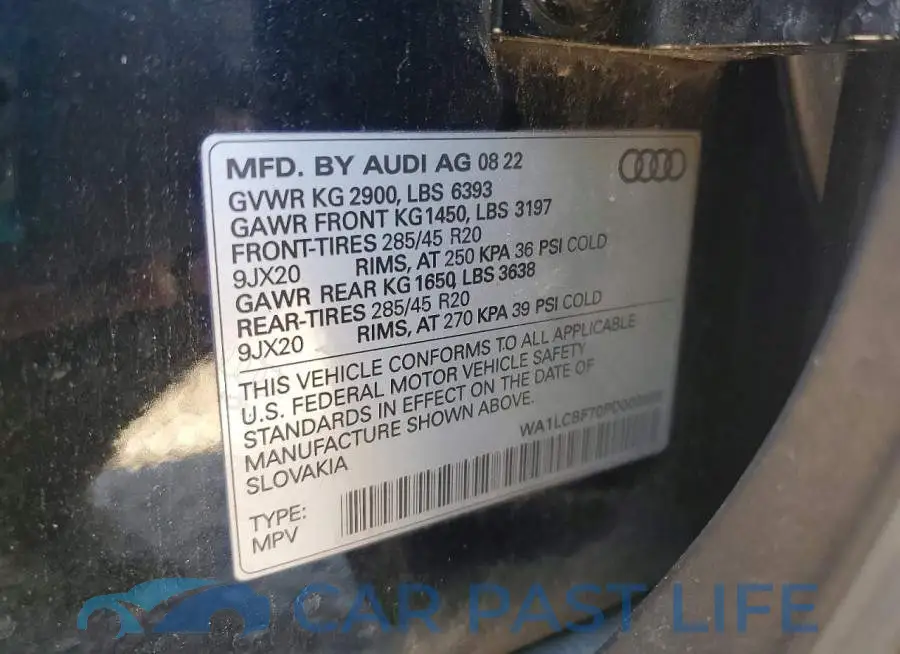 WA1LCBF70PD000565# 13