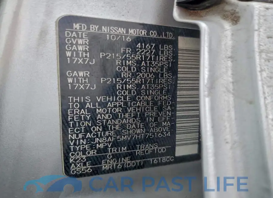 JN8AF5MV7HT751634# 12