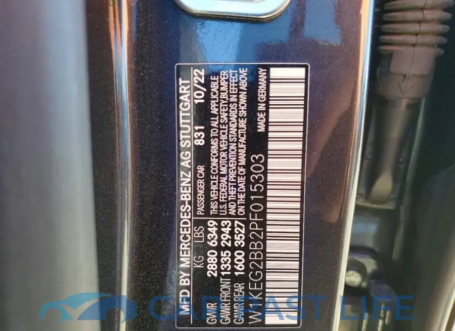 W1KEG2BB2PF015303# 12