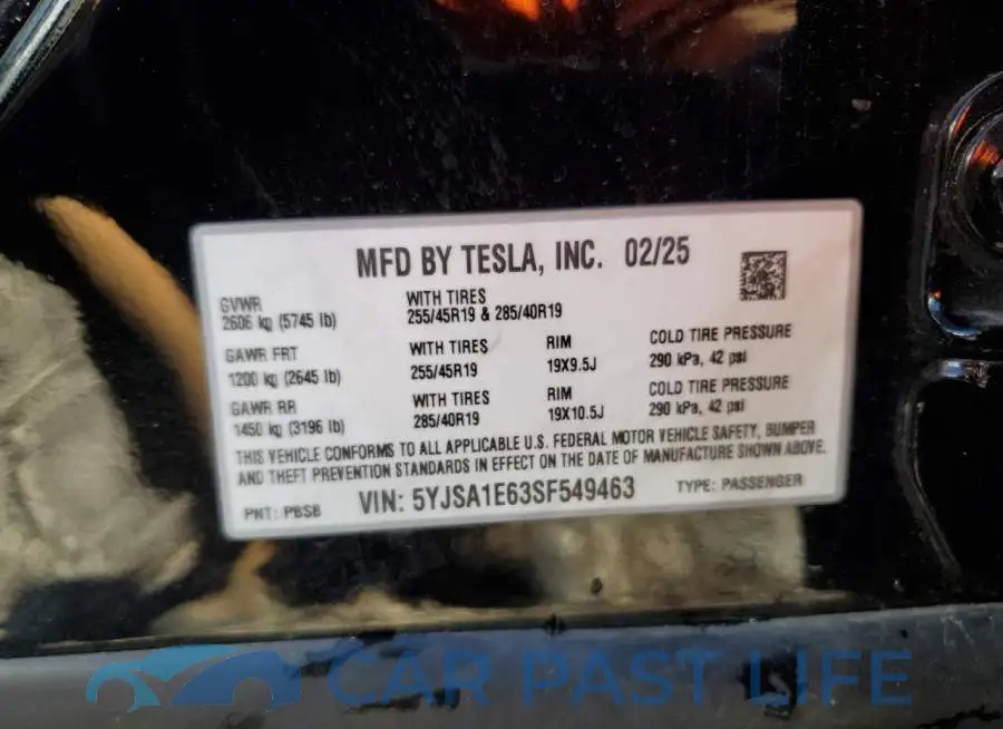 5YJSA1E63SF549463# 12
