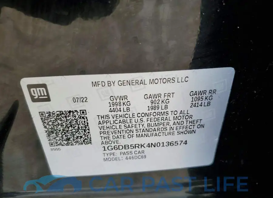 1G6DB5RK4N0136574# 12