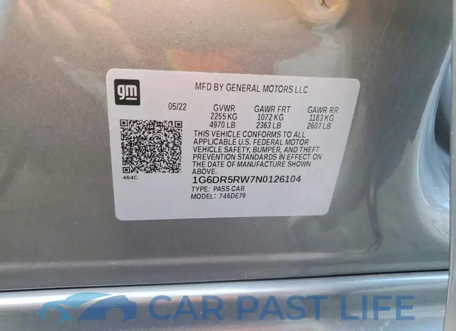 1G6DR5RW7N0126104# 12