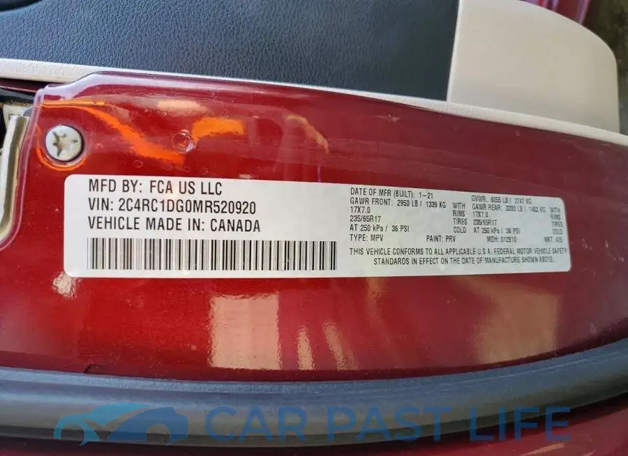 2C4RC1DG0MR520920# 13