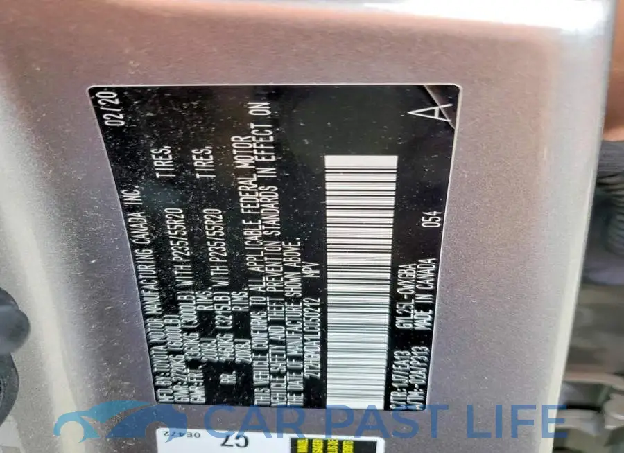 2T2HGMDA1LC050212# 13