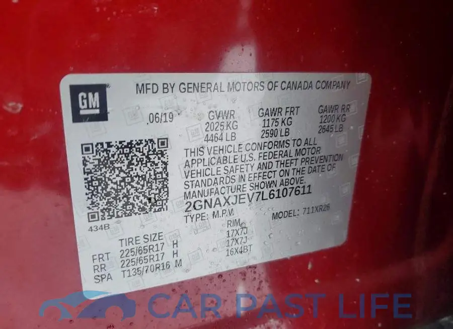 2GNAXJEV7L6107611# 13