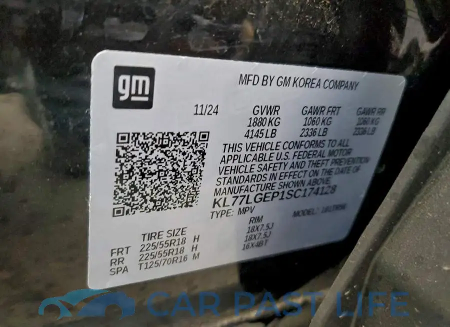 KL77LGEP1SC174128# 14