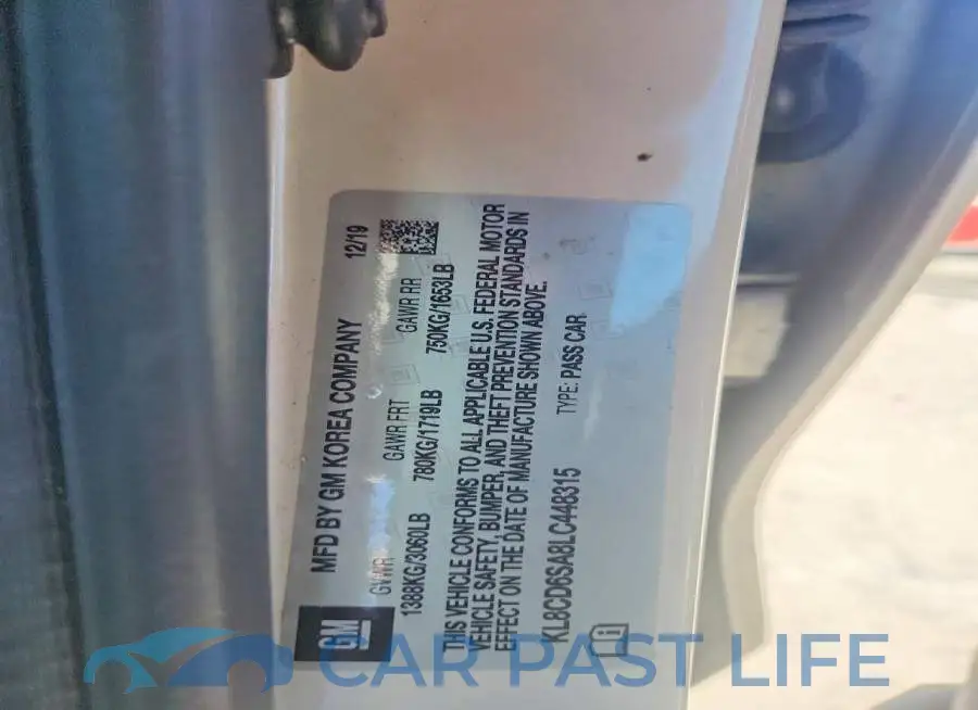 KL8CD6SA8LC448315# 12