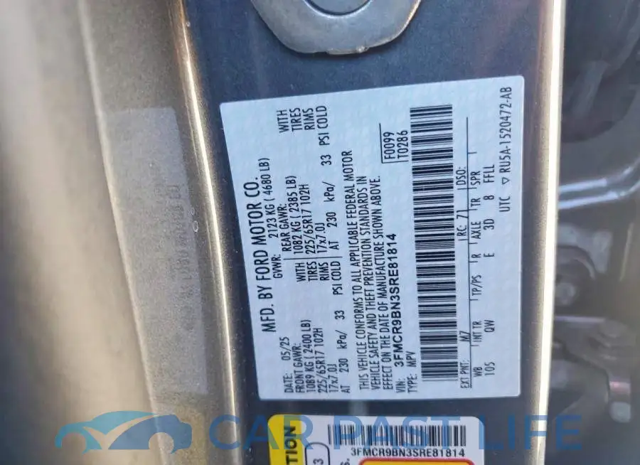 3FMCR9BN3SRE81814# 14