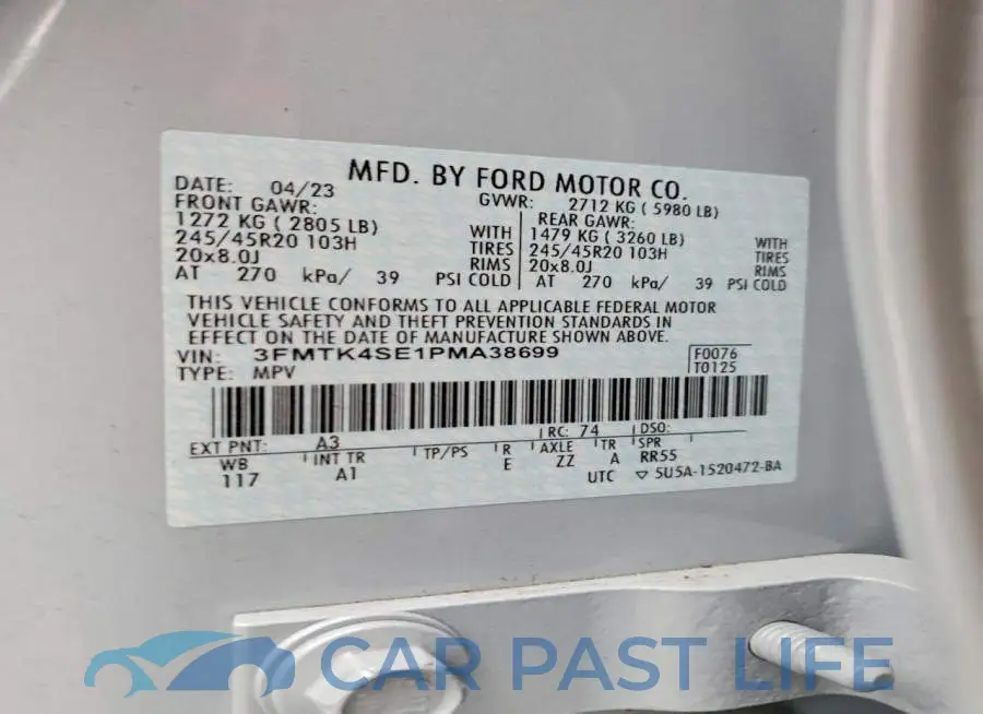 3FMTK4SE1PMA38699# 13