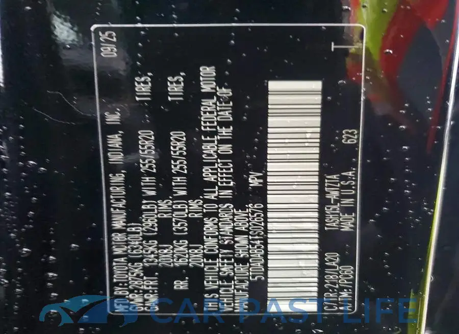 5TDADAB54TS026576# 13