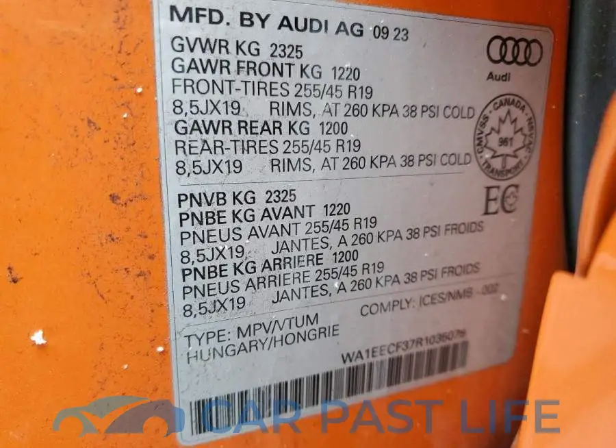 WA1EECF37R1035078# 14