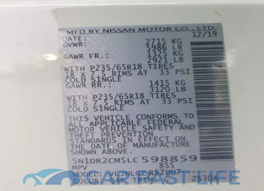 5N1DR2CM5LC598859# 14