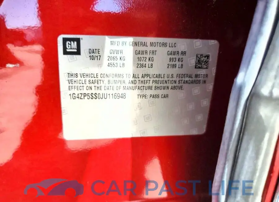 1G4ZP5SS0JU116948# 13