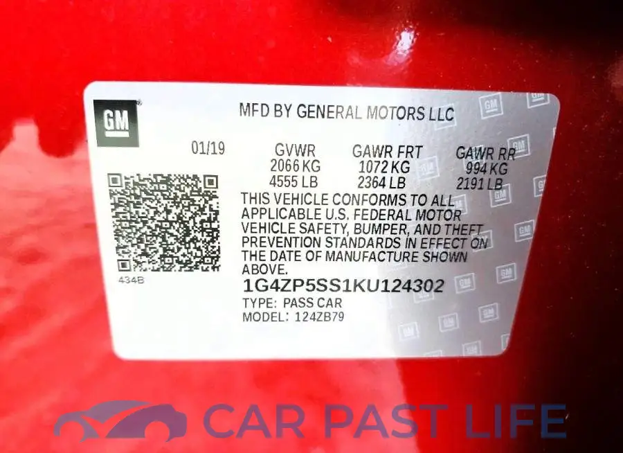 1G4ZP5SS1KU124302# 12