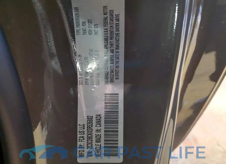 2C3CDBCKXSR536882# 12