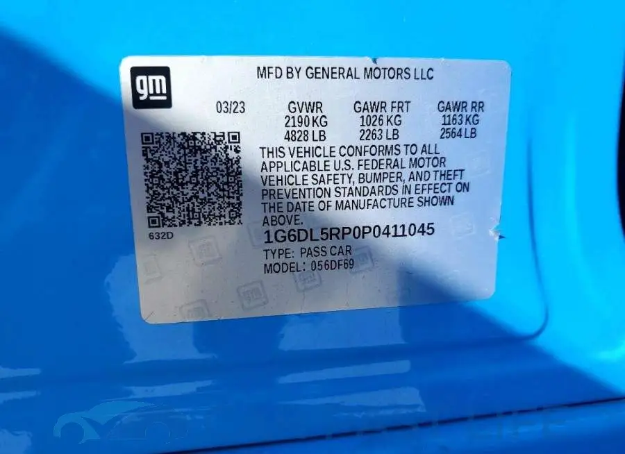 1G6DL5RP0P0411045# 13
