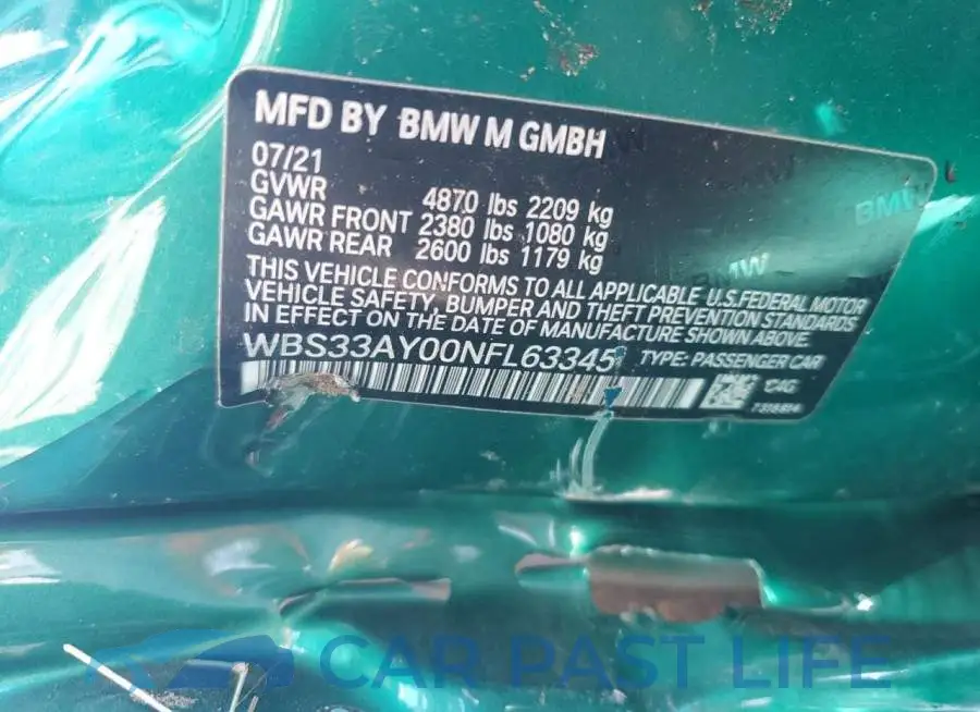 WBS33AY00NFL63345# 13