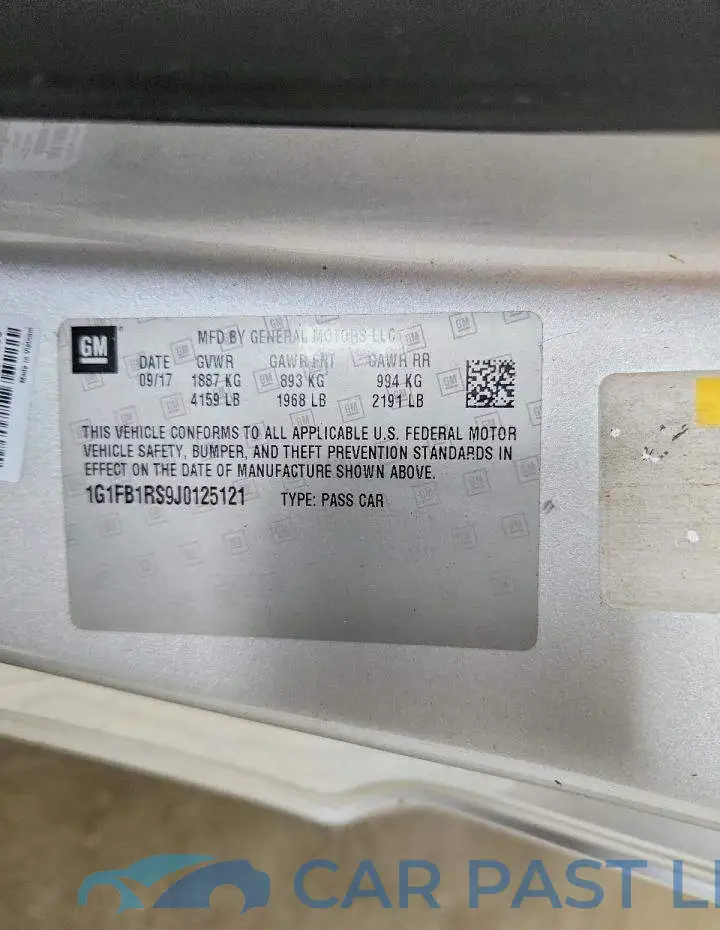 1G1FB1RS9J0125121# 13