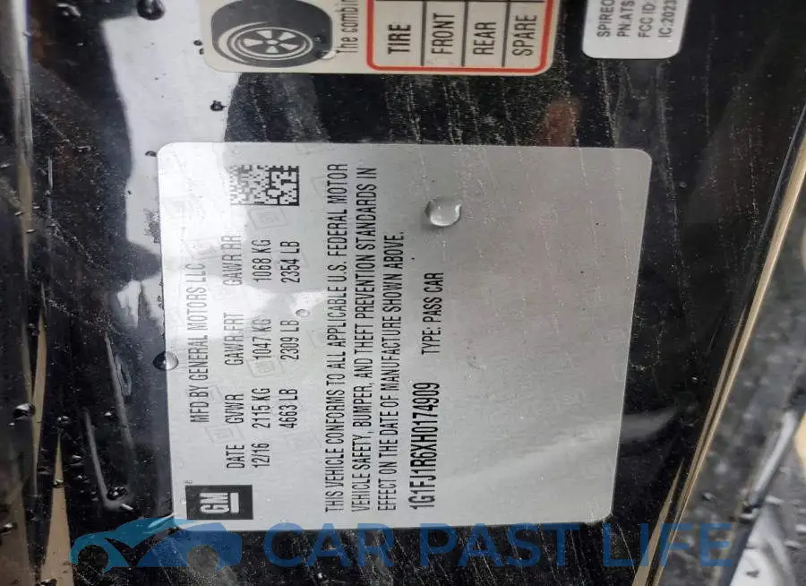 1G1FJ1R6XH0174909# 13