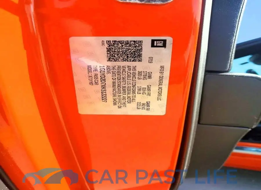 1G1YD2D7XK5122227# 12