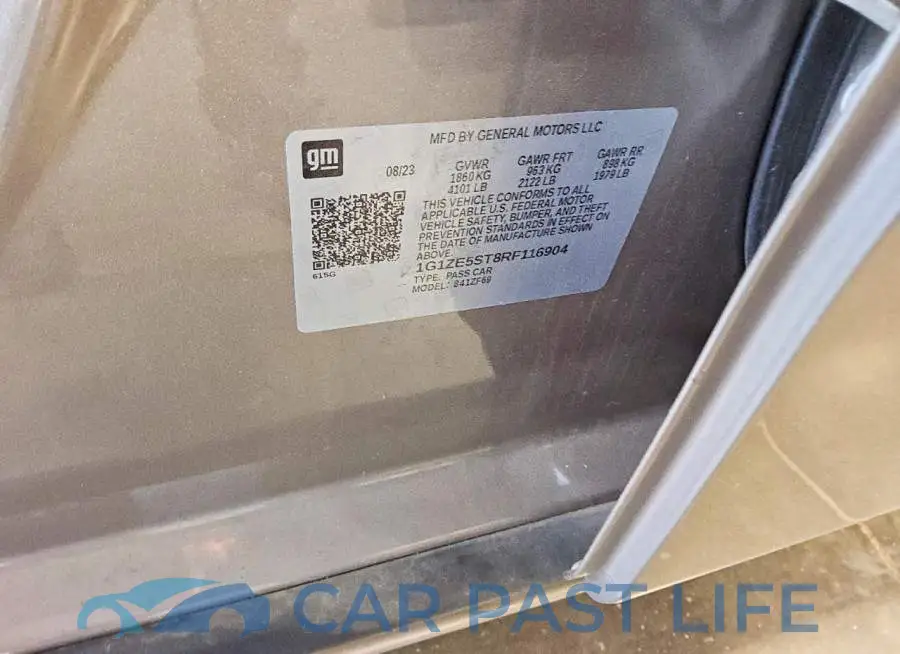 1G1ZE5ST8RF116904# 13